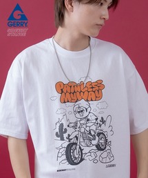 【SIDEWAYSTANCE×GERRY】コラボオフロードバイク半袖Tシャツ 52-9177GS