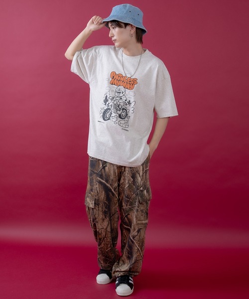En serio TOKYO(エンソリオトーキョー)の「【SIDEWAYSTANCE×GERRY】コラボオフロードバイク半袖Tシャツ 52-9177GS(Tシャツ/カットソー・メンズ・ブラック/パープル/オートミール/ホワイト・SMALL/X-LARGE/LARGE/MEDIUM)」の19枚目の写真