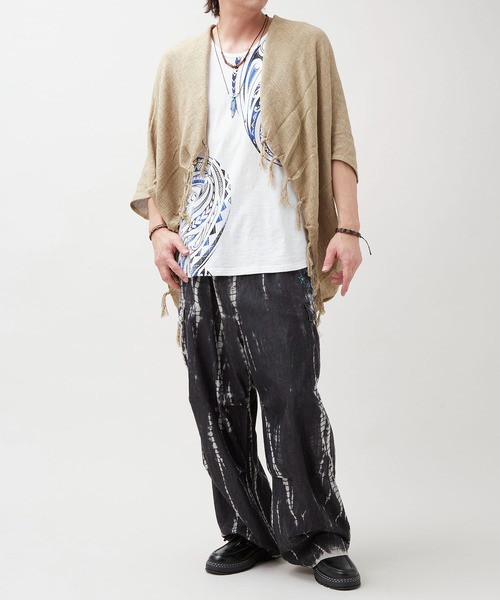 チャイハネ(チャイハネ)の「【チャイハネ】ネイティルMEN'Sタンクトップ(タンクトップ・メンズ・ホワイト/ブラック/ベージュ・FREE)」の6枚目の写真