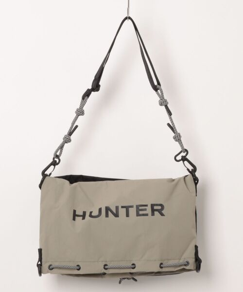 HUNTER(ハンター)の「《HUNTER》TRAVEL MULTI FUNCTION SACOCHE(ボディバッグ/ウエストポーチ・メンズ・ブラック系その他/ブラック×グレー・フリー)」の8枚目の写真