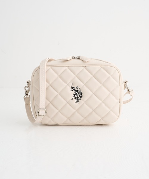 U.S. POLO ASSN.(ユーエスポロアッスン)の「【U.S. POLO ASSN.】キルティングショルダーバッグM USPA-2724(ショルダーバッグ・レディース・ブラック/ピンク/ブラウン/アイボリー・FREE)」の22枚目の写真