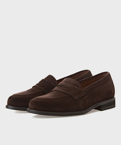 JOSEPHT（ジョセフ）の「DANIEL BROWN [VIBRAM/ENGLAND SUEDE]（ローファー・レディース・その他・24cm/24.5cm/25cm/26cm/26.5cm/27cm/27.5cm/28cm/28.5cm/22.5cm/23cm/23.5cm/25.5cm）」の2枚目の写真