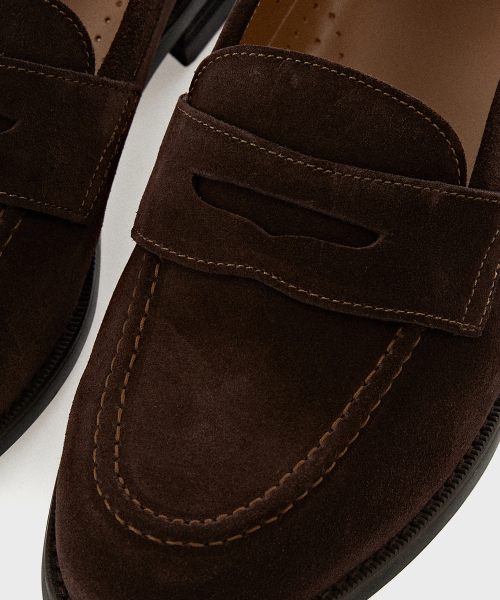 JOSEPHT（ジョセフ）の「DANIEL BROWN [VIBRAM/ENGLAND SUEDE]（ローファー・レディース・その他・24cm/24.5cm/25cm/26cm/26.5cm/27cm/27.5cm/28cm/28.5cm/22.5cm/23cm/23.5cm/25.5cm）」の6枚目の写真