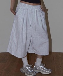 SHERU（シェル）の「超ワイドシルエット スウェットハーフパンツ　バギー（スウェットパンツ）」