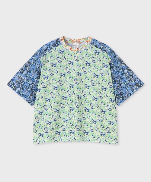 Paul Smith(ポールスミス)の「ウィメンズ "Floral Patchwork" 半袖 カットソー / 265121 444V(Tシャツ/カットソー・レディース・マルチ・MEDIUM)」の1枚目の写真