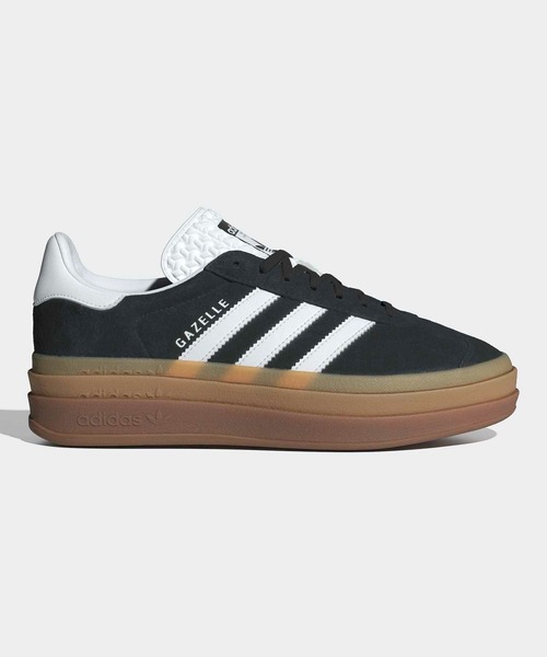 adidas(アディダス)の「ガゼルボールド / Gazelle Bold / 厚底スニーカー / アディダスオリジナルス adidas Originals(スニーカー・レディース・ブラック×ホワイト・22.0cm/22.5cm/23.0cm/23.5cm/24.0cm/24.5cm/25.0cm/25.5cm/26.0cm/26.5cm/27.0cm/27.5cm/28.0cm)」の1枚目の写真