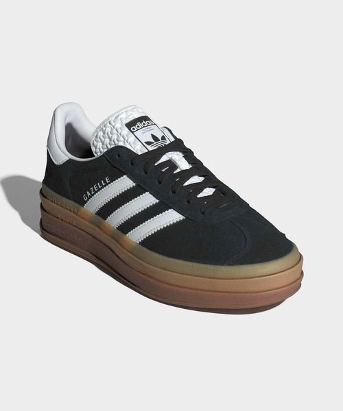 adidas(アディダス)の「ガゼルボールド / Gazelle Bold / 厚底スニーカー / アディダスオリジナルス adidas Originals(スニーカー・レディース・ブラック×ホワイト・22.0cm/22.5cm/23.0cm/23.5cm/24.0cm/24.5cm/25.0cm/25.5cm/26.0cm/26.5cm/27.0cm/27.5cm/28.0cm)」の4枚目の写真