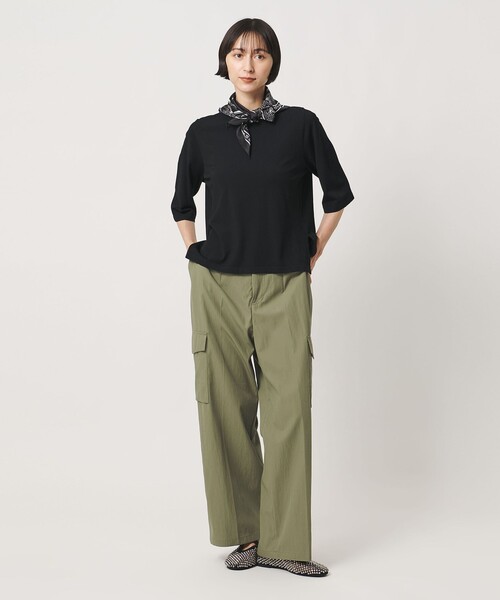 UNITED ARROWS(ユナイテッドアローズ)の「ポケット ワイドパンツ(その他パンツ・レディース・オリーブ/オフホワイト/ネイビー・36/38/34)」の11枚目の写真