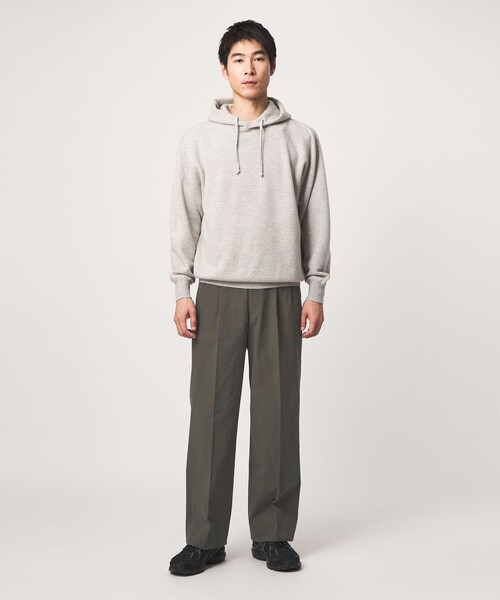 green label relaxing(グリーンレーベルリラクシング)の「ハイツイスト 2P ワイド ストレート パンツ W5(チノパンツ・メンズ・ダークグリーン/ナチュラル/ダークグレー・S/M/L/XL)」の8枚目の写真