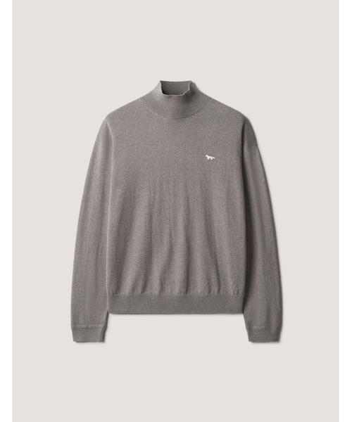 Maison Kitsune(メゾンキツネ)の「PROFILE FOX COMFORT MOCK NECK JUMPER(ニット/セーター・メンズ・モカ・XL/L/M/S)」の2枚目の写真