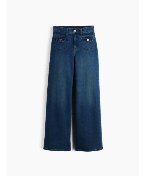 GAP(ギャップ)の「ハイライズ ストライドワイドデニム(デニムパンツ・レディース・インディゴブルー・28/29/23/24/25/26/27/30)」の3枚目の写真