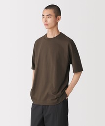 MUJI Labo（ムジラボ）の「紳士　和歌山で編み立てた天竺クルーネック半袖Ｔシャツ（Tシャツ/カットソー）」
