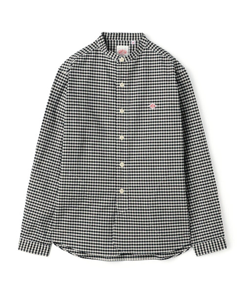 DANTON(ダントン)の「Men's Oxford Band Collar Shirt Pattern(シャツ/ブラウス・メンズ・ブラック系その他/ブルー系その他5・40/44/42/38)」の1枚目の写真