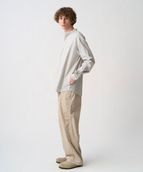 DANTON(ダントン)の「Men's Oxford Band Collar Shirt Pattern(シャツ/ブラウス・メンズ・ブラック系その他/ブルー系その他5・40/44/42/38)」の5枚目の写真