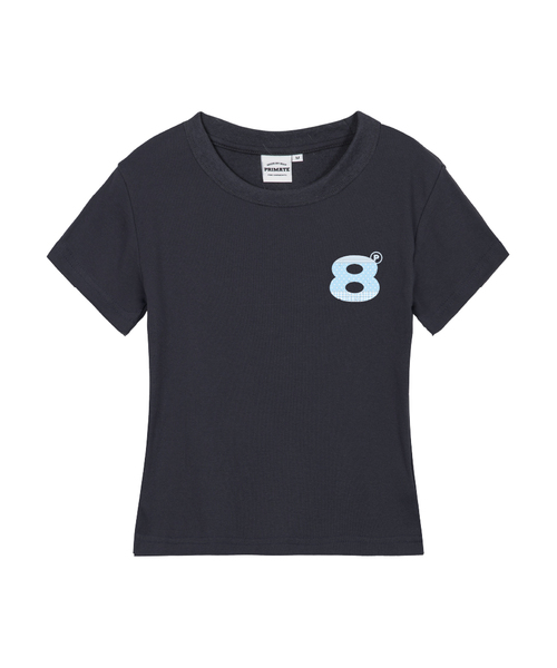 PRIMATE(プライメイト)の「TINY BALL レディース スリムフィット 半袖Tシャツ 6 COLORS(Tシャツ/カットソー・レディース・ホワイト/チャコールグレー/クリーム/ブラック×グリーン/ブラック×イエロー/チャコール・SMALL/MEDIUM/LARGE)」の4枚目の写真