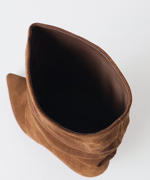 SLOBE IENA(スローブイエナ)の「SLOBE ルーズミドルブーツ(ブーツ・レディース・ブラウン・23cm/23.5cm/24cm/24.5cm/25cm)」の16枚目の写真