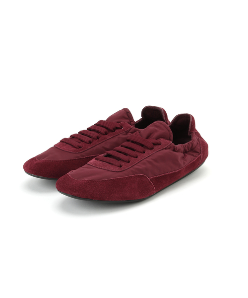 Mollini（モリーニ）の「MOLLINI BRINKLE-DJMO BURGANDY SUEDE FABLIC：スニーカー（スニーカー・レディース・ボルドー・38/37/36/39）」の5枚目の写真