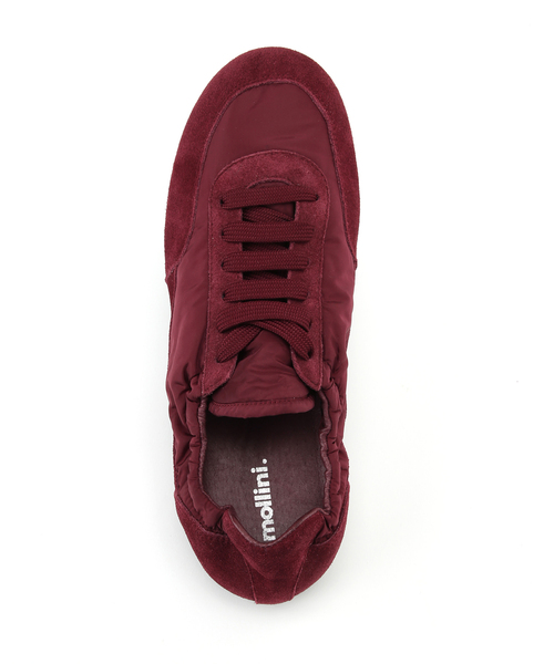 Mollini（モリーニ）の「MOLLINI BRINKLE-DJMO BURGANDY SUEDE FABLIC：スニーカー（スニーカー・レディース・ボルドー・38/37/36/39）」の13枚目の写真