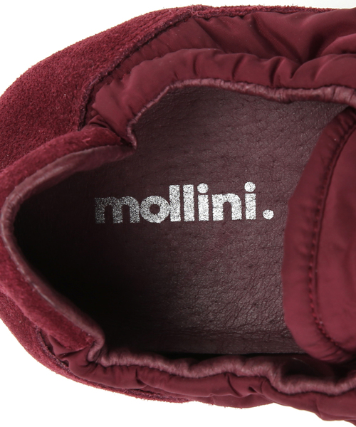 Mollini（モリーニ）の「MOLLINI BRINKLE-DJMO BURGANDY SUEDE FABLIC：スニーカー（スニーカー・レディース・ボルドー・38/37/36/39）」の14枚目の写真