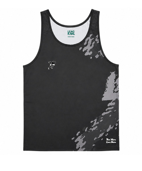 LEADRAW(リドロウ)の「RACE SINGLET DUST MAN BLACK(Tシャツ/カットソー・メンズ・その他・MEDIUM/SMALL/LARGE/X-LARGE/XX-LARGE/X-SMALL)」の1枚目の写真