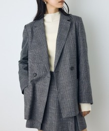 【セットアップ対応】素材アソートテーラードジャケット 秋服 冬服 春服 マニッシュ チェック 無地【身長/骨格別着用画像あり】