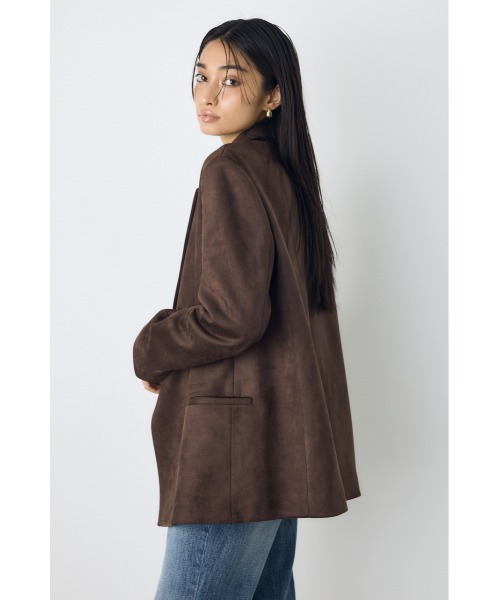 AZUL by moussy（アズールバイマウジー）の「【セットアップ対応】素材アソートテーラードジャケット 秋服 冬服 春服　マニッシュ　チェック　無地（テーラードジャケット・レディース・ブラウン/グレー系その他/ブラウン系その他・FREE）」の17枚目の写真