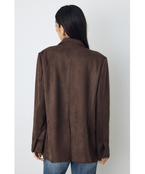 AZUL by moussy（アズールバイマウジー）の「【セットアップ対応】素材アソートテーラードジャケット 秋服 冬服 春服　マニッシュ　チェック　無地（テーラードジャケット・レディース・ブラウン/グレー系その他/ブラウン系その他・FREE）」の18枚目の写真
