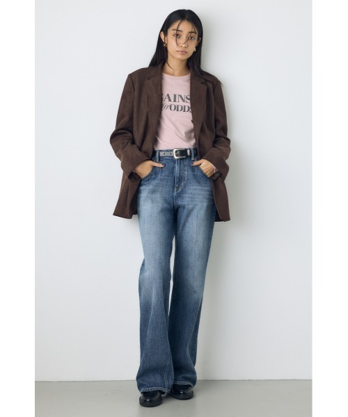 AZUL by moussy（アズールバイマウジー）の「【セットアップ対応】素材アソートテーラードジャケット 秋服 冬服 春服　マニッシュ　チェック　無地（テーラードジャケット・レディース・ブラウン/グレー系その他/ブラウン系その他・FREE）」の19枚目の写真