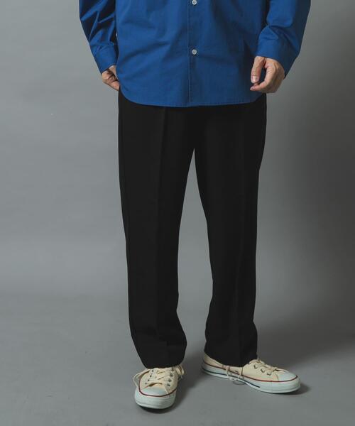 ITEMS URBANRESEARCH(アイテムズ アーバンリサーチ)の「『Sサイズあり/イージーケア/UVカット/セットアップ対応』EVERY DAY TRテーパードスラックス(その他パンツ・メンズ・ダークグレー/ブラック/ベージュ系その他/ネイビー・SMALL/MEDIUM/LARGE)」の21枚目の写真