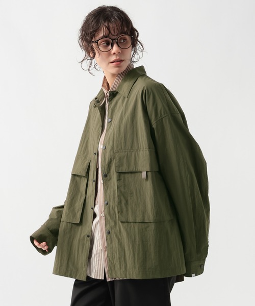 GEORGE'S(ジョージズ)の「フラップポケットシャツジャケット(ミリタリージャケット・メンズ・ネイビー/カーキ・MEDIUM/LARGE)」の9枚目の写真