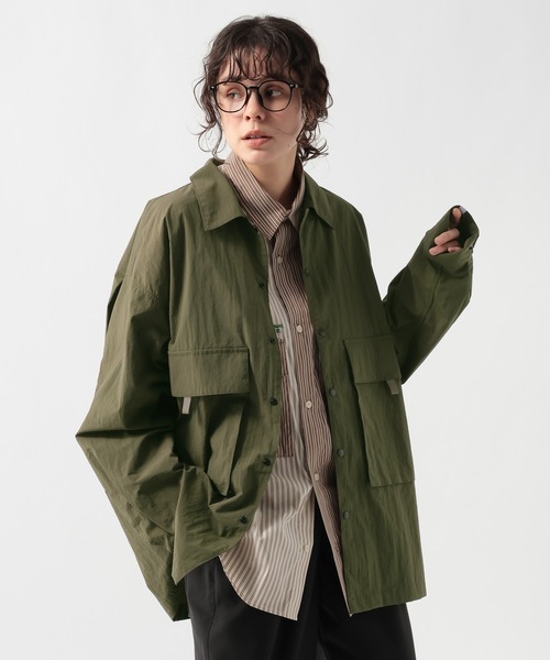 GEORGE'S(ジョージズ)の「フラップポケットシャツジャケット(ミリタリージャケット・メンズ・ネイビー/カーキ・MEDIUM/LARGE)」の10枚目の写真