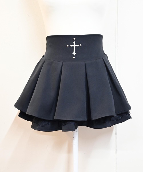 MA*RS(アメーバーマーズ)の「クロス刺繍短丈セットアップ 2点SET(セットアップ・レディース・ブラック/グレー/ブラック×ホワイト・FREE)」の16枚目の写真