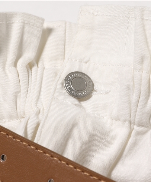 one after another NICE CLAUP（ワンアフターアナザーナイスクラップ）の「【ナイスクラップ】ハイウェストテーパードパンツ（その他パンツ・レディース・オフホワイト/ベージュ/ブルー/インディゴブルー・FREE）」の13枚目の写真