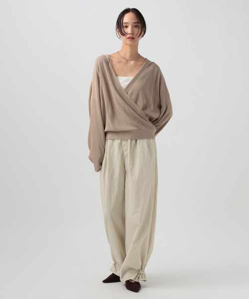 BAYFLOW（ベイフロー）の「パラシュートパンツ（その他パンツ・レディース・パープル/ダークブラウン/グレイッシュベージュ・FREE）」の18枚目の写真