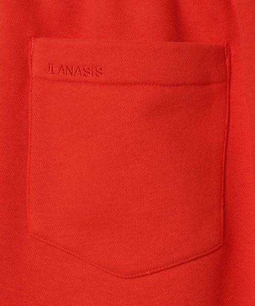 JEANASIS(ジーナシス)の「【Champion別注】フレンチテリーショートパンツ/789569(スウェットパンツ・レディース・チャコールグレー/レッド/グレー・FREE)」の15枚目の写真