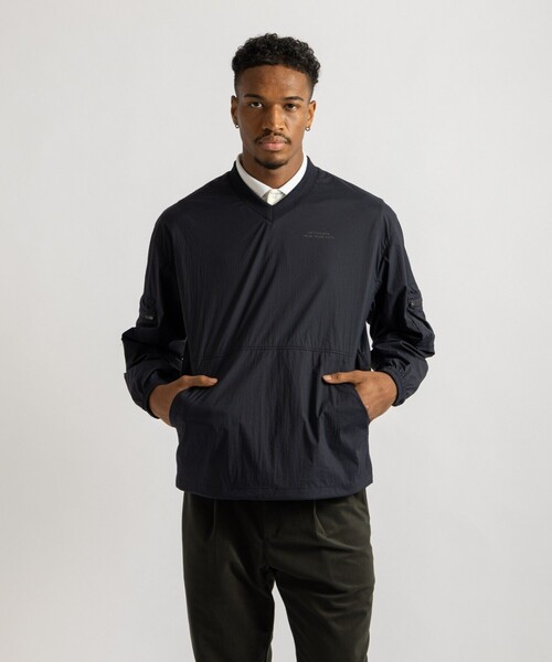 Saturdays Golf(サタデーズゴルフ)の「Crispy Nylon Switch Snead Jacket(ブルゾン・メンズ・ネイビー・M/XL/L)」の1枚目の写真