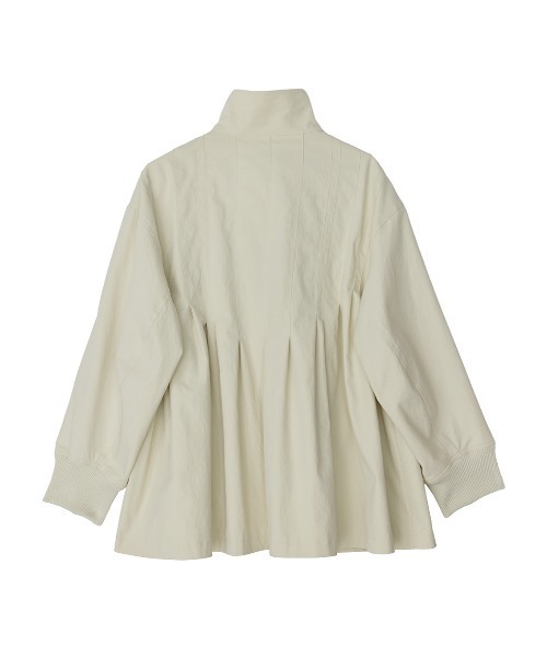 Ameri（アメリ）の「TUCK HULARE TRENCH BLOUSON（ブルゾン・レディース・アイボリー/ベージュ・FREE）」の6枚目の写真