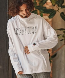 mlt5861- Bandana Barcode Print Long Sleeve Tee ロングスリーブTシャツ(F26F200)