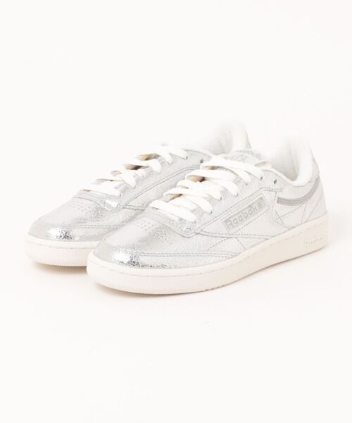 Reebok(リーボック)の「【Reebok】CLUB C 85(スニーカー・レディース・シルバー・24/24.5/23.5)」の1枚目の写真