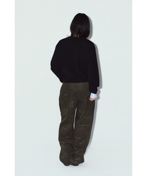 Knuth Marf(クヌースマーフ)の「2way cuffs normcore knit(ニット/セーター・レディース・ブラック/ブラウン/グレー/ピンク・FREE)」の12枚目の写真