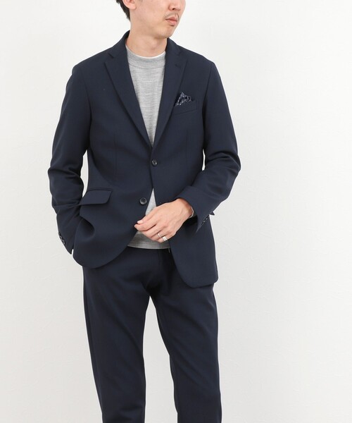NOLLEY’S(ノーリーズ)の「《ビジネス/セットアップ対応》モナルーチェJK 26AW(テーラードジャケット・メンズ・グレイッシュベージュ/ネイビー/グレー・S/M/L/XL)」の5枚目の写真