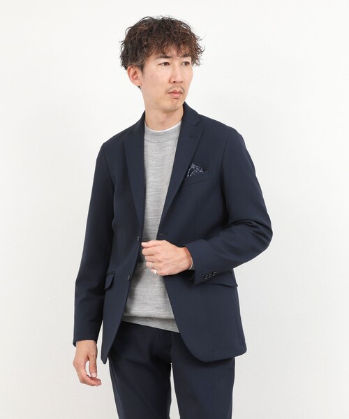 NOLLEY’S(ノーリーズ)の「《ビジネス/セットアップ対応》モナルーチェJK 26AW(テーラードジャケット・メンズ・グレイッシュベージュ/ネイビー/グレー・S/M/L/XL)」の7枚目の写真