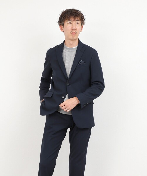 NOLLEY’S(ノーリーズ)の「《ビジネス/セットアップ対応》モナルーチェJK 26AW(テーラードジャケット・メンズ・グレイッシュベージュ/ネイビー/グレー・S/M/L/XL)」の9枚目の写真