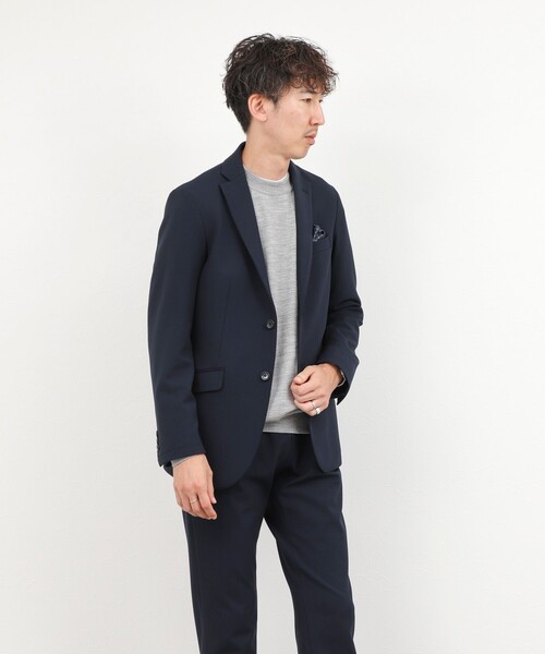 NOLLEY’S(ノーリーズ)の「《ビジネス/セットアップ対応》モナルーチェJK 26AW(テーラードジャケット・メンズ・グレイッシュベージュ/ネイビー/グレー・S/M/L/XL)」の10枚目の写真
