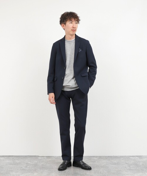 NOLLEY’S(ノーリーズ)の「《ビジネス/セットアップ対応》モナルーチェJK 26AW(テーラードジャケット・メンズ・グレイッシュベージュ/ネイビー/グレー・S/M/L/XL)」の11枚目の写真