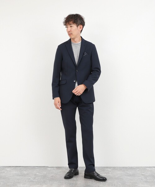 NOLLEY’S(ノーリーズ)の「《ビジネス/セットアップ対応》モナルーチェJK 26AW(テーラードジャケット・メンズ・グレイッシュベージュ/ネイビー/グレー・S/M/L/XL)」の12枚目の写真