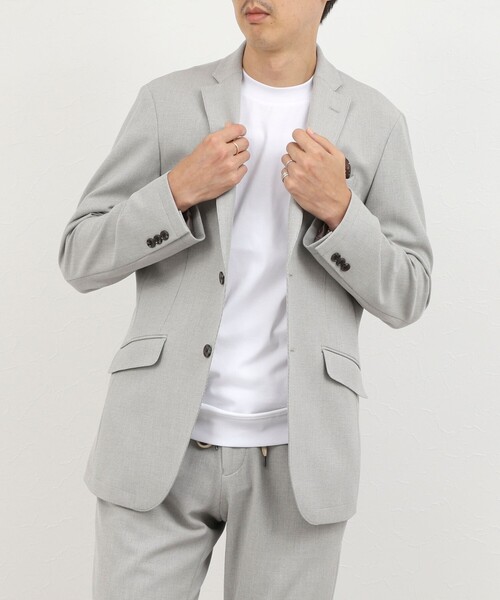 NOLLEY’S(ノーリーズ)の「《ビジネス/セットアップ対応》モナルーチェJK 26AW(テーラードジャケット・メンズ・グレイッシュベージュ/ネイビー/グレー・S/M/L/XL)」の17枚目の写真