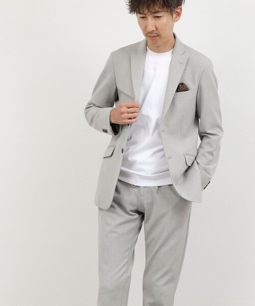 NOLLEY’S(ノーリーズ)の「《ビジネス/セットアップ対応》モナルーチェJK 26AW(テーラードジャケット・メンズ・グレイッシュベージュ/ネイビー/グレー・S/M/L/XL)」の19枚目の写真
