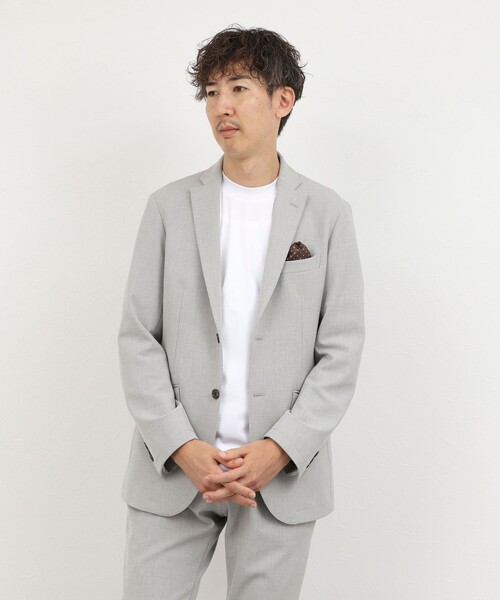 NOLLEY’S(ノーリーズ)の「《ビジネス/セットアップ対応》モナルーチェJK 26AW(テーラードジャケット・メンズ・グレイッシュベージュ/ネイビー/グレー・S/M/L/XL)」の21枚目の写真