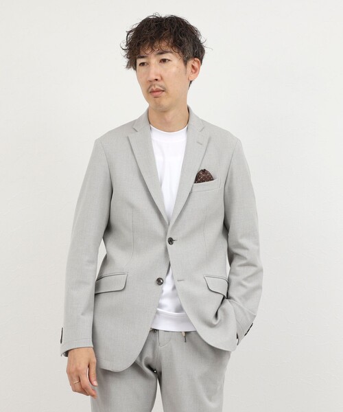 NOLLEY’S(ノーリーズ)の「《ビジネス/セットアップ対応》モナルーチェJK 26AW(テーラードジャケット・メンズ・グレイッシュベージュ/ネイビー/グレー・S/M/L/XL)」の22枚目の写真
